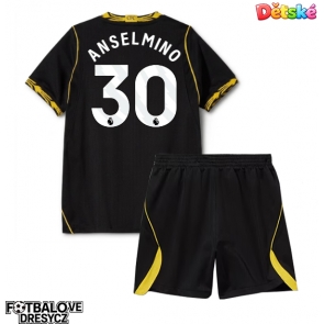 Chelsea Aaron Anselmino #30 Dětské Venkovní dres komplet 2026-27 Krátký Rukáv (+ trenýrky)